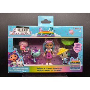 Gabbys Dollhouse Figure Play Set Gabby & Friends With Surprise Accessory